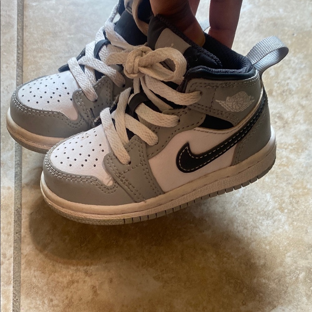 Nike Gray and White Sneakers with Classic Design
